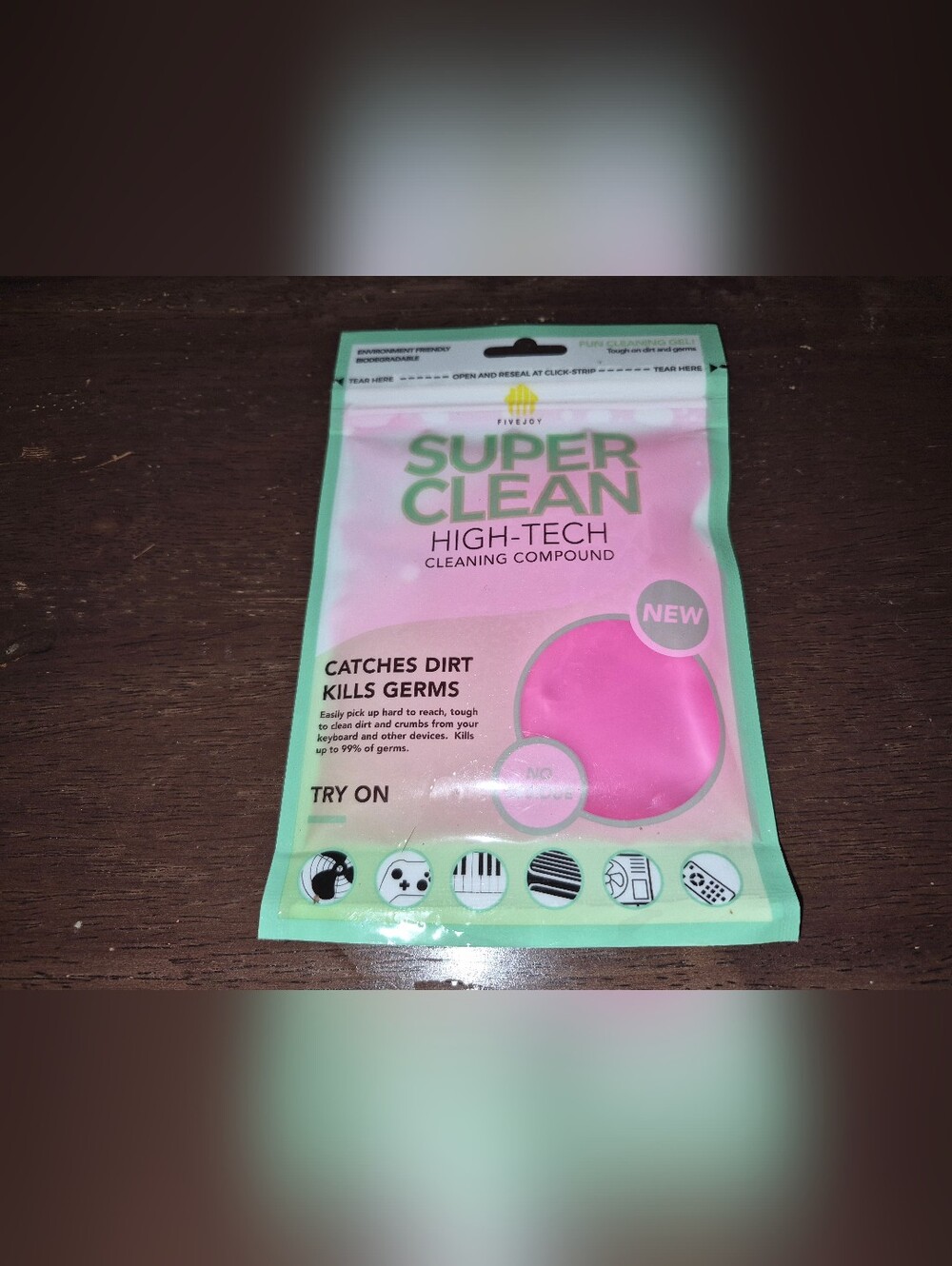 Fivejoy Super Clean High-Tech Cleaning Compound - Pink & Green